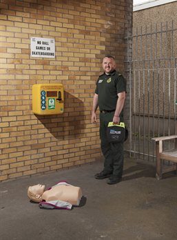 Save a life Cymru community coordinator haden tipples